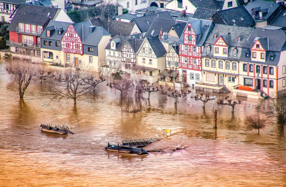 Flooded Houses Damage